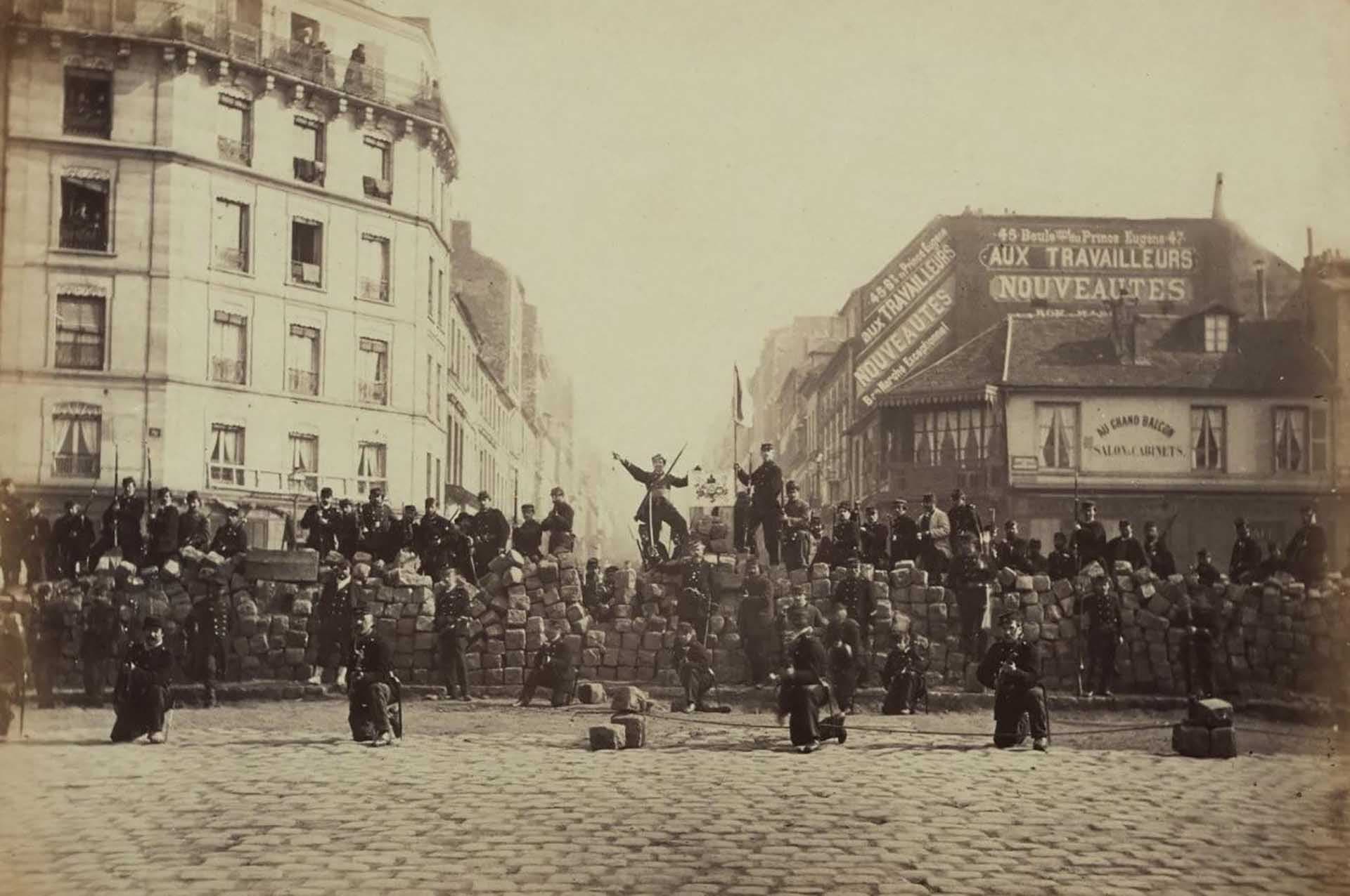 1871년 3월 18일 파리의 바리케이드