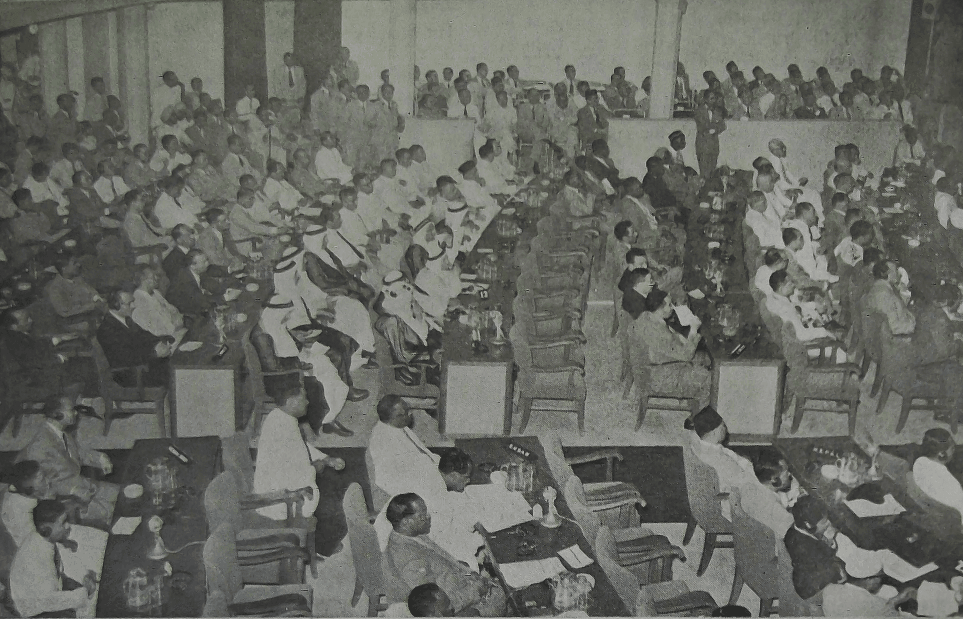 1955년 반둥 회의 본회의 장면