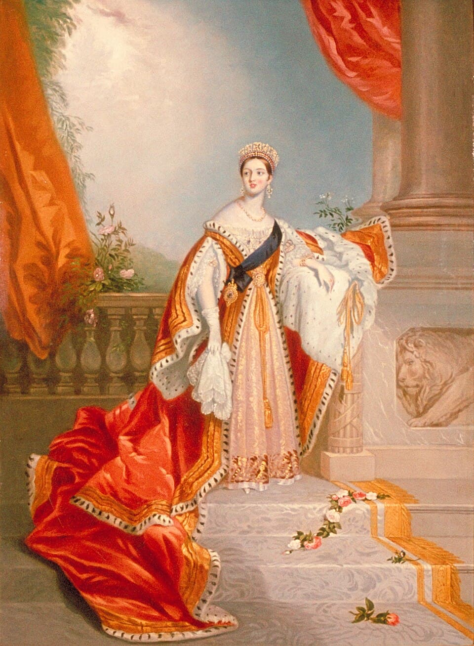 1837년 빅토리아 여왕의 샬론 초상화