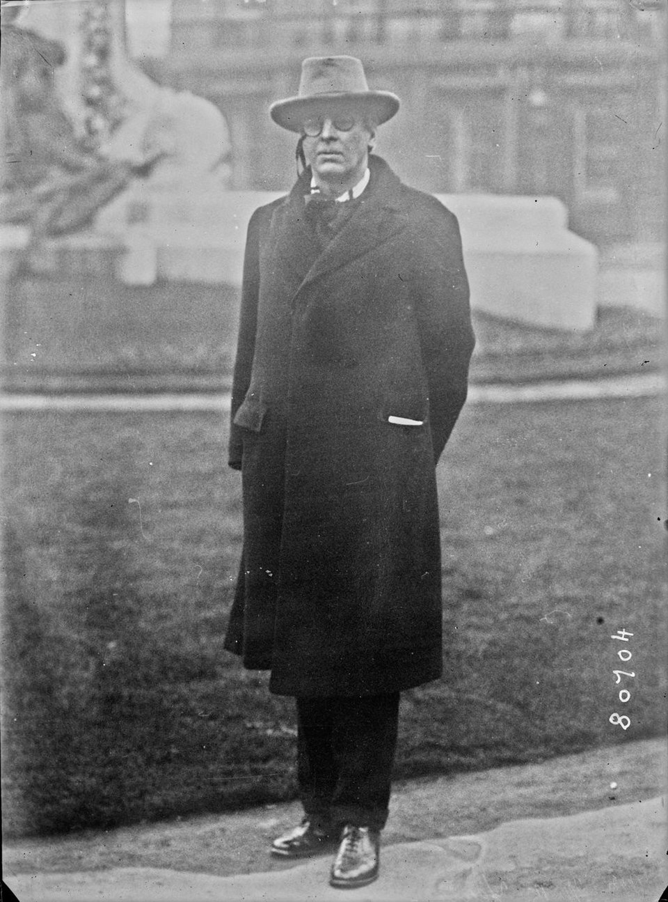 1922년 W. B. 예이츠 초상 사진